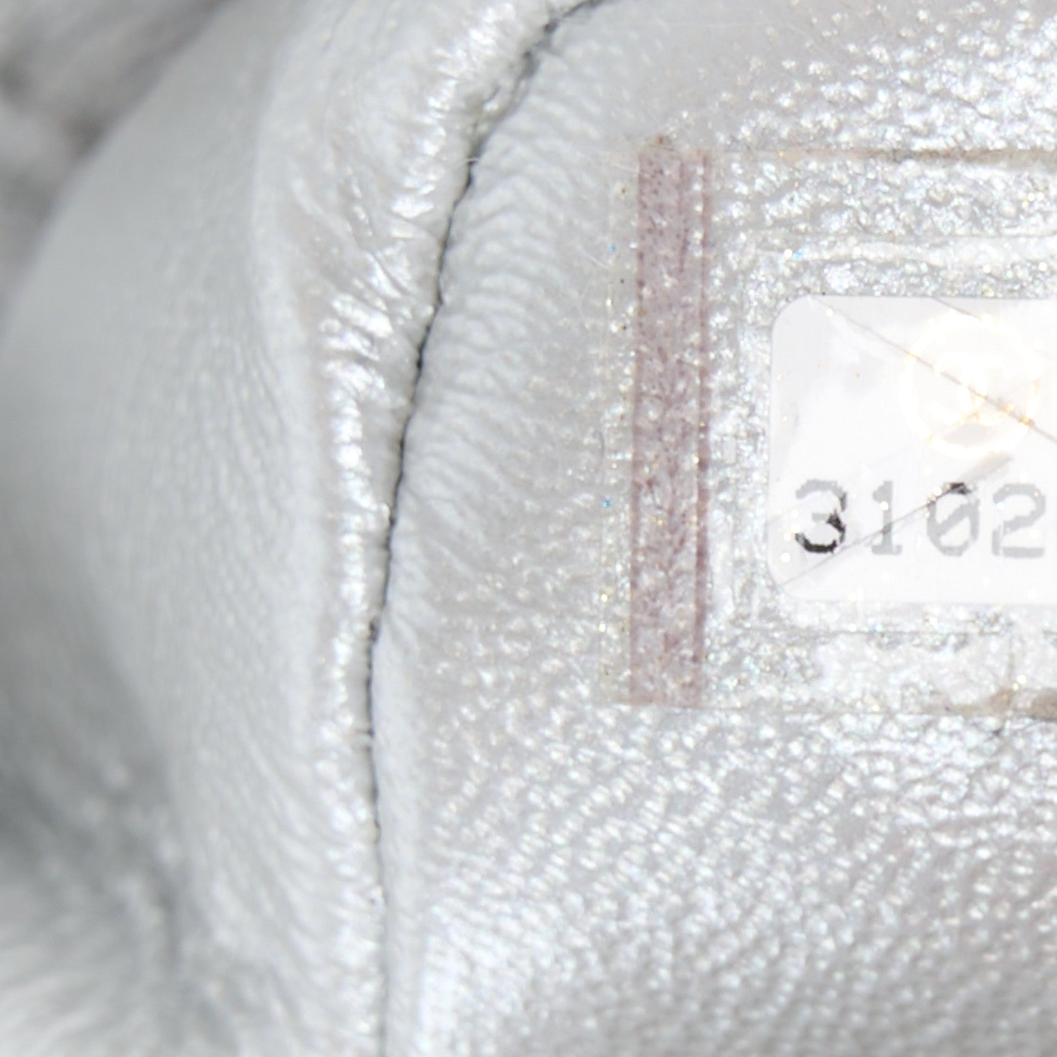 Chanel Metallic Lambskin Quilted Mini Rectangular Flap Silver 8 of 13