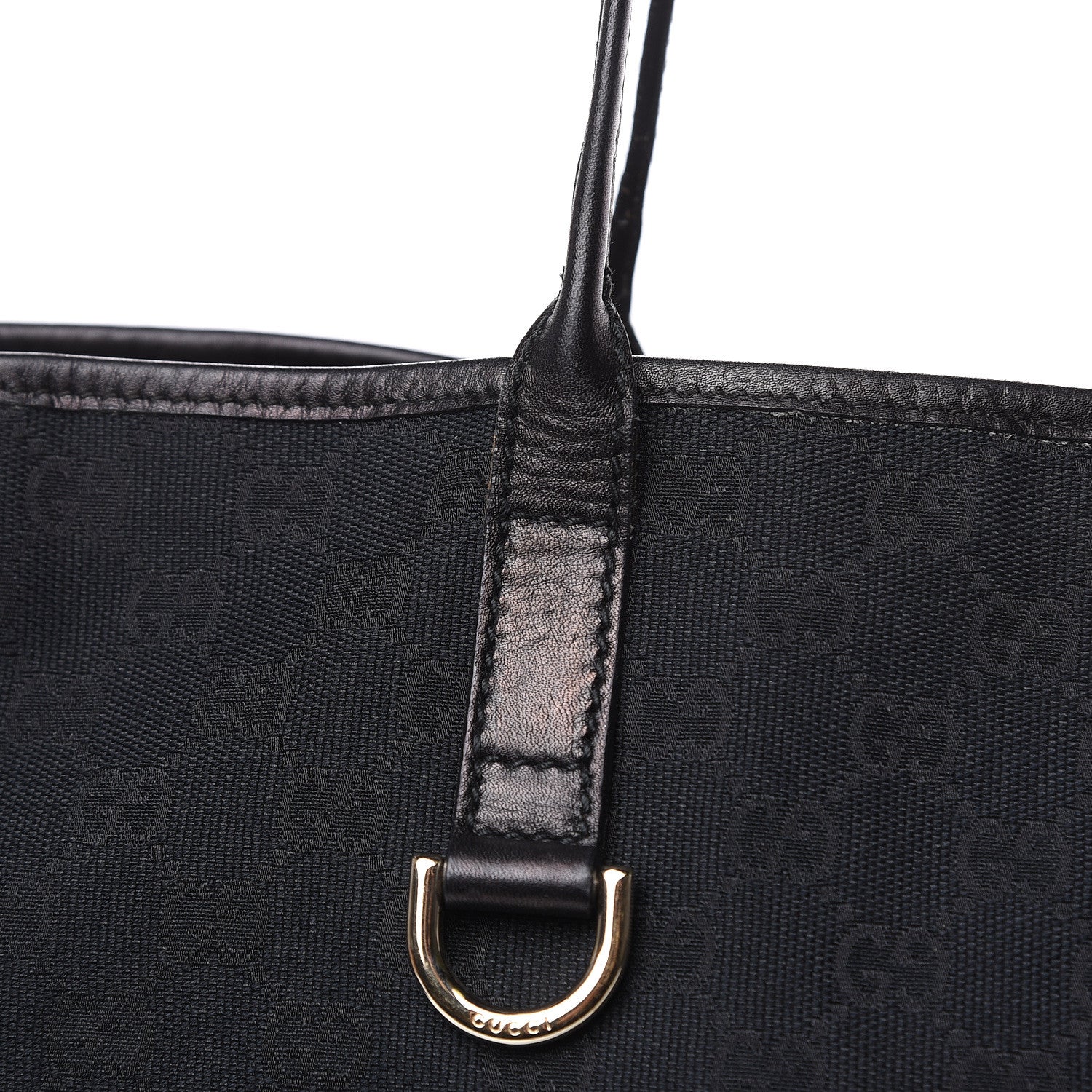 Gucci Monogram Large New Britt Tote Black 14 of 15