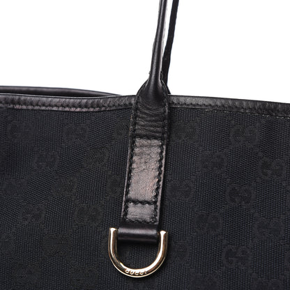 Gucci Monogram Large New Britt Tote Black 14 of 15