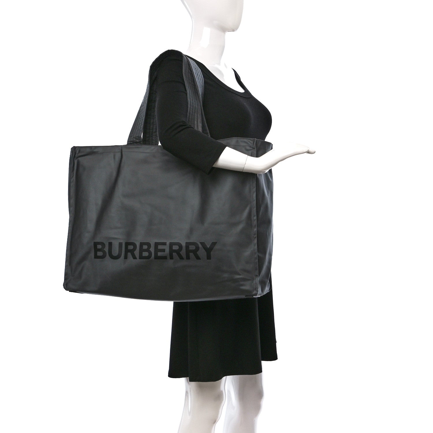 Burberry Nylon Logo Tote Bag Grey 2 of 8