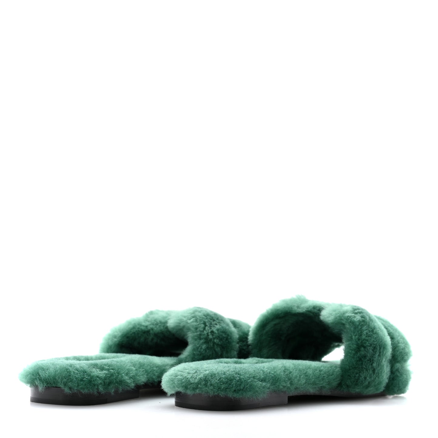 Woolskin Oran Sandals 36.5 Vert Anglais