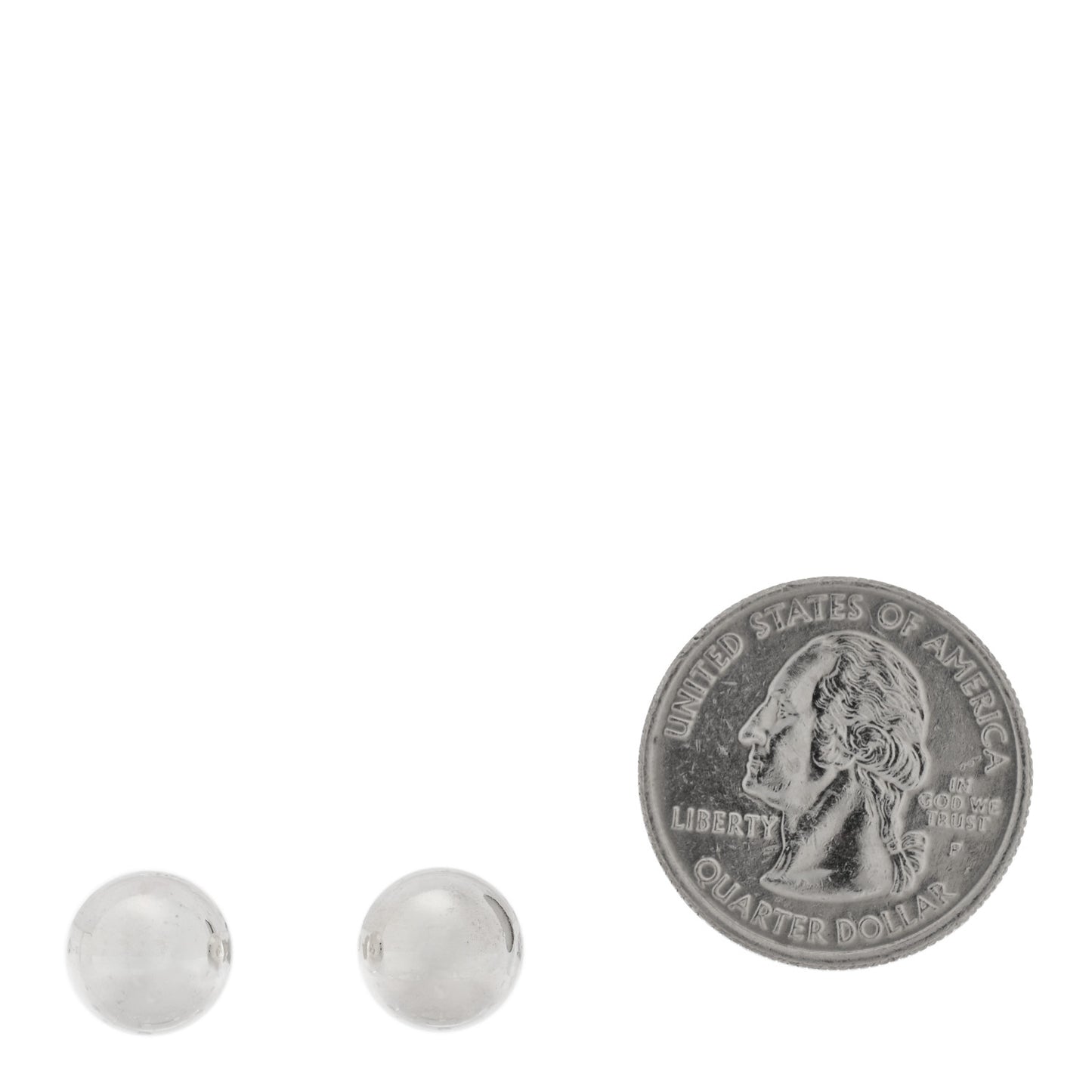 Sterling Silver 10mm HardWear Ball Earrings