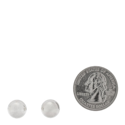 Tiffany Sterling Silver 10mm HardWear Ball Earrings 2 of 4
