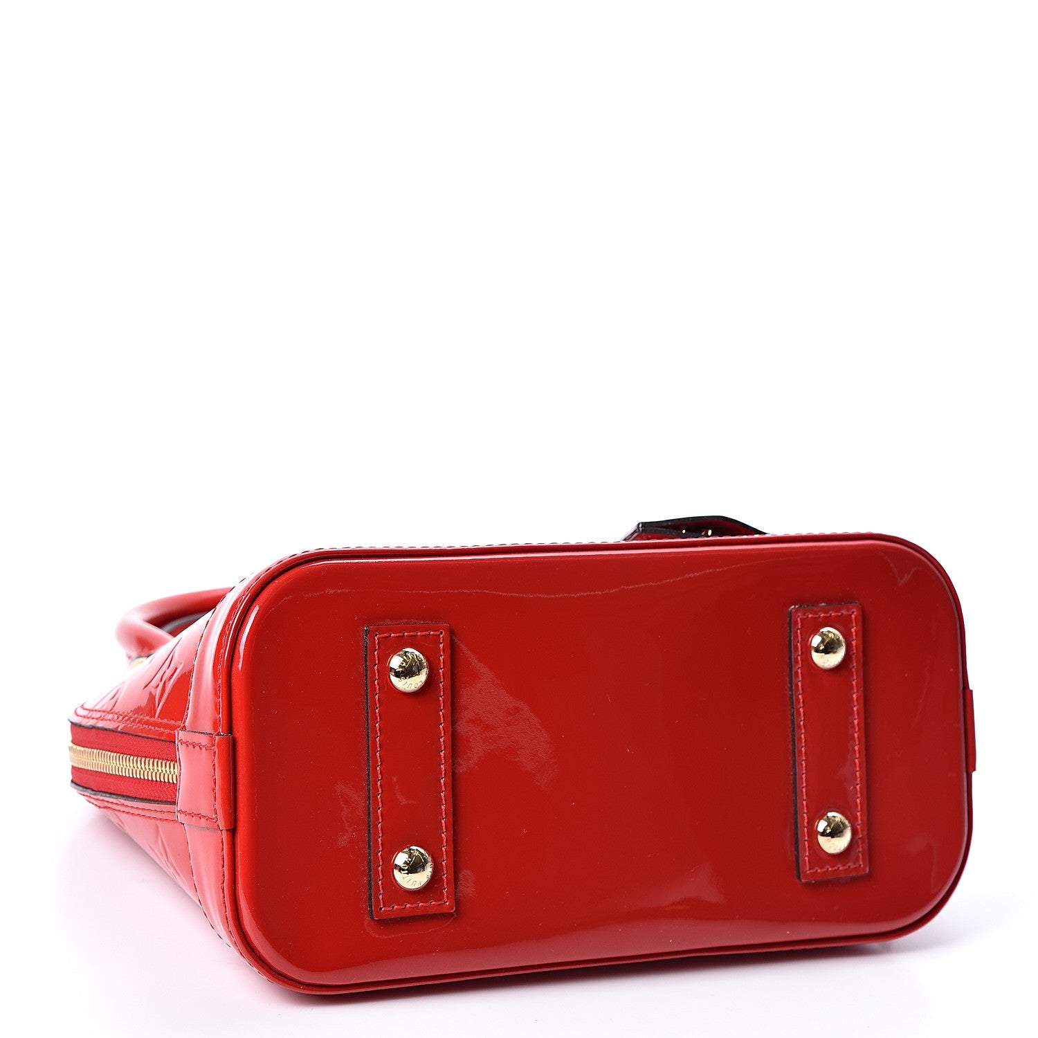 Louis Vuitton Vernis Alma BB Cherry 3 of 10