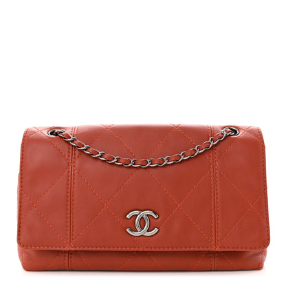 Chanel Lambskin Quilted Large Soft Touch Flap Dark Ochre 1 of 10