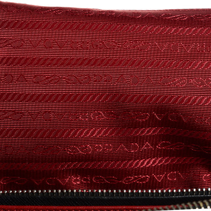 Prada Saffiano Lux Small Double Zip Tote Black Talco 10 of 10