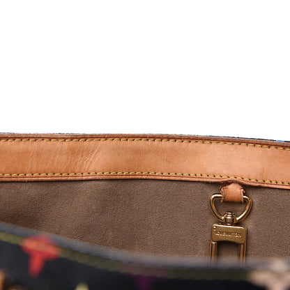 Louis Vuitton Monogram Multicolor Aurelia MM Black 6 of 14