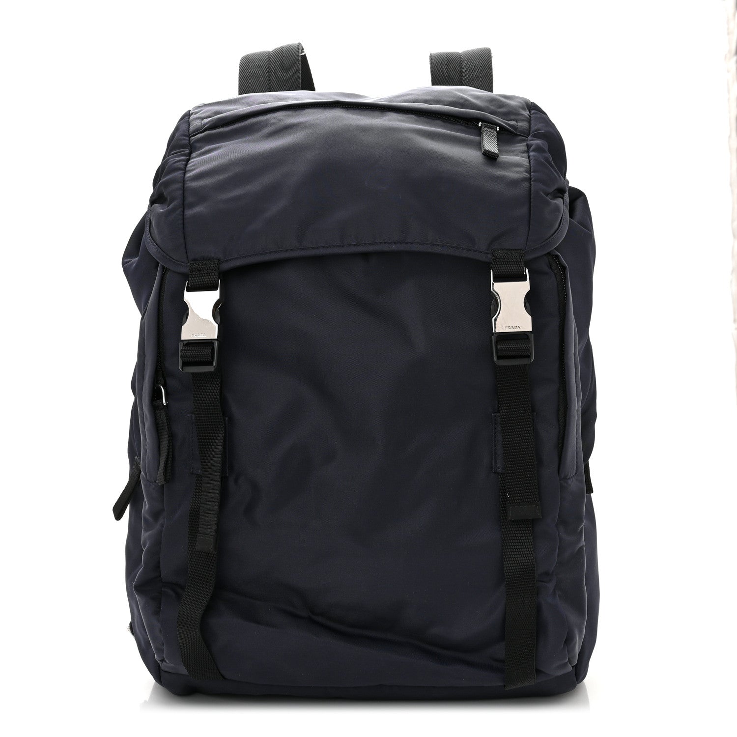Prada Nylon Montagna Double Buckle Backpack Baltico 1 of 10