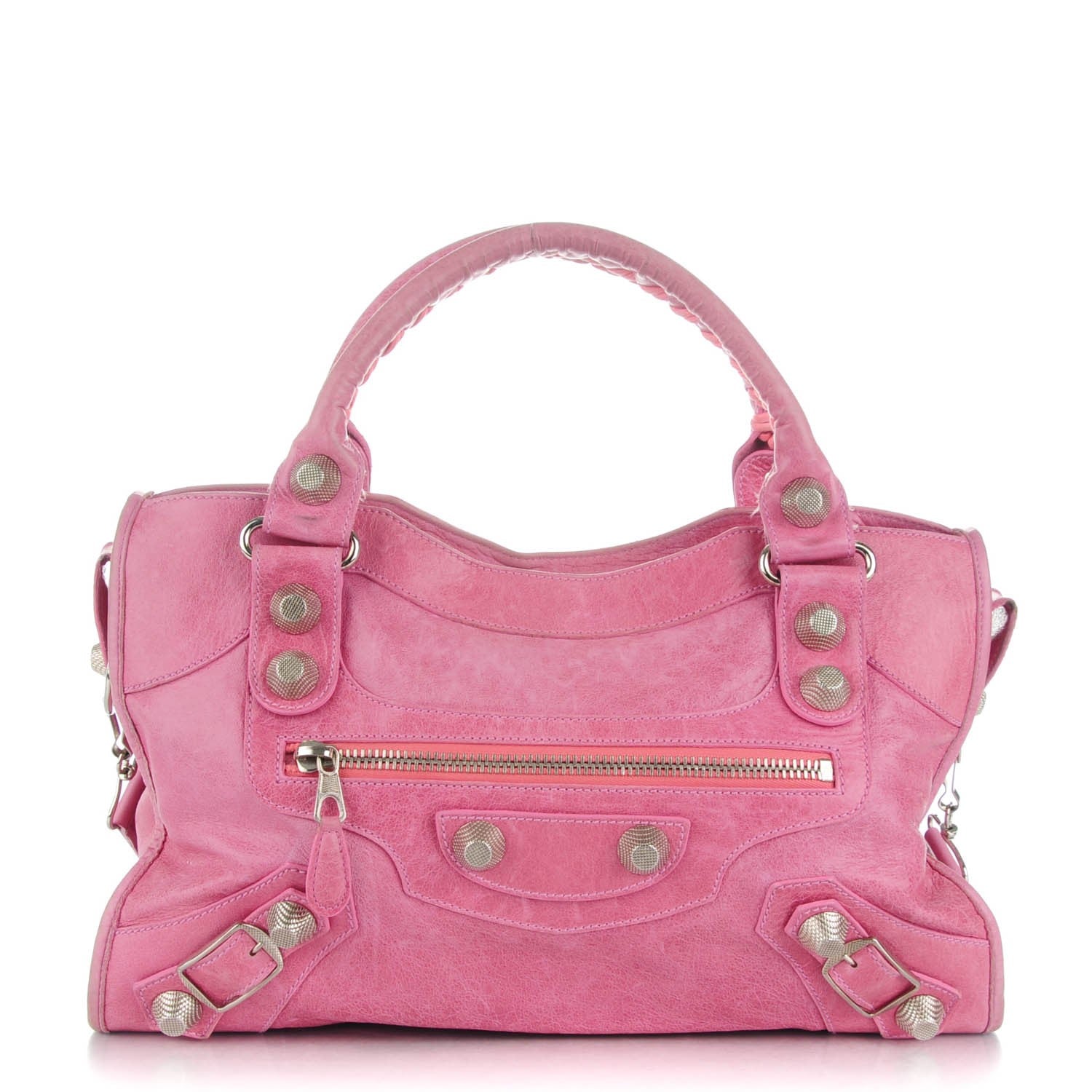 Balenciaga Agneau Giant 21 Silver Hardware City bubblegum 1 of 9