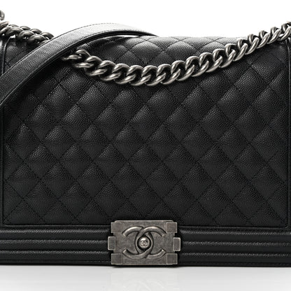 Chanel Caviar Quilted New Medium Boy Flap Black 8 of 11
