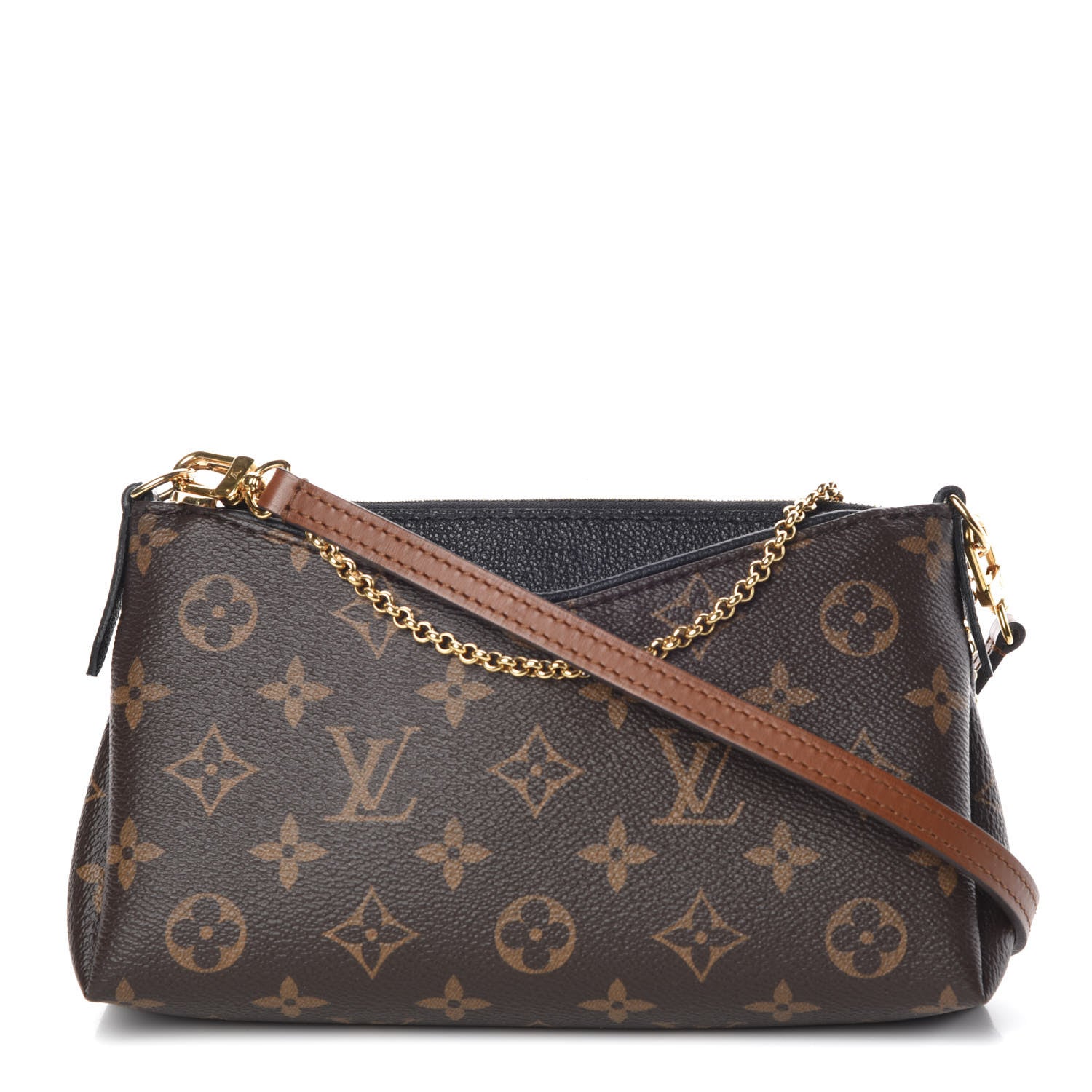 Louis Vuitton Monogram Pallas Clutch Black 1 of 6