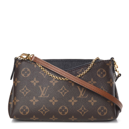 Louis Vuitton Monogram Pallas Clutch Black 1 of 6