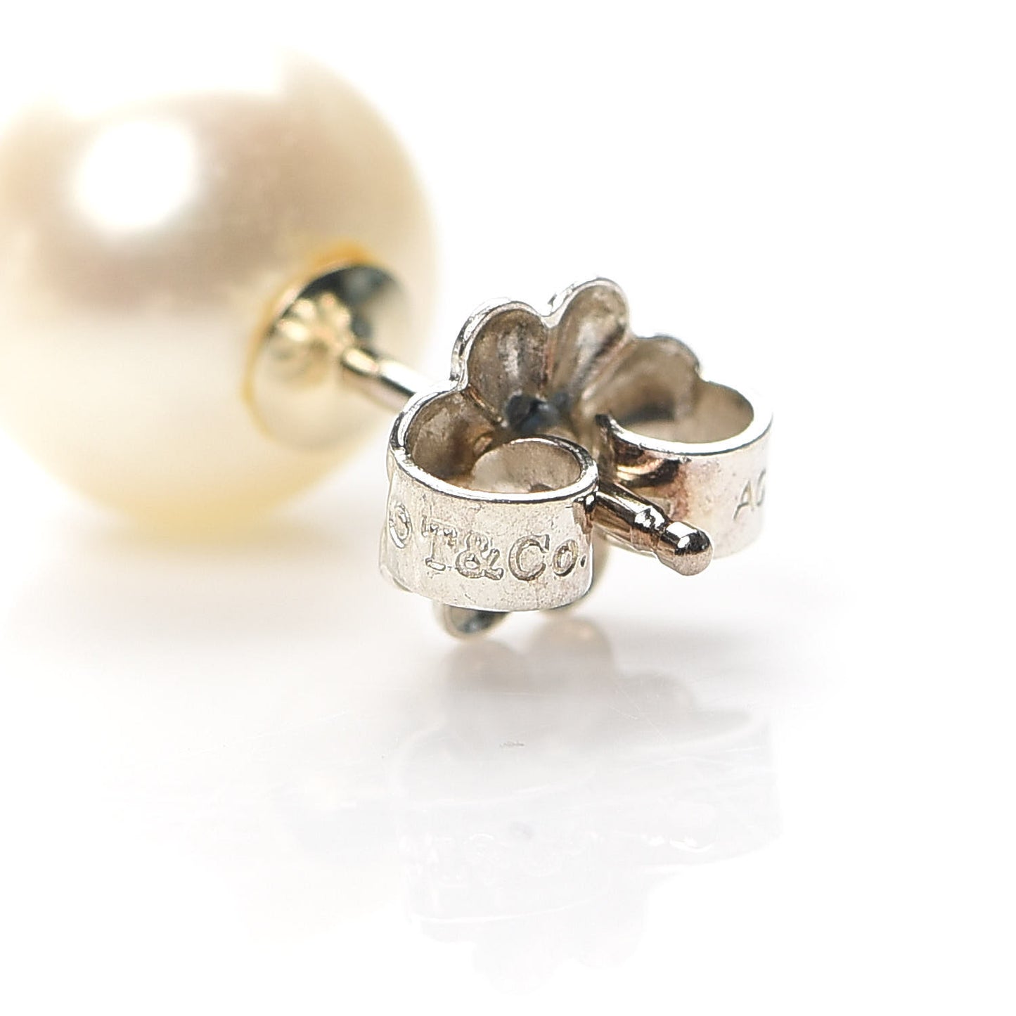 Sterling Silver Freshwater Pearl 7-8mm Ziegfeld Earrings