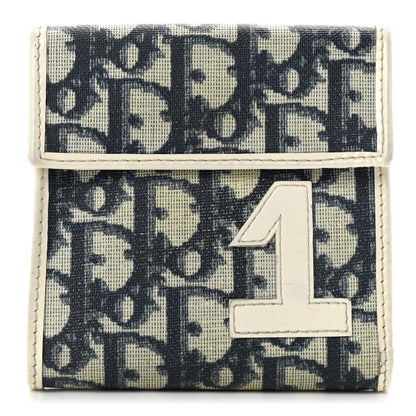 Christian Dior Monogram Compact Wallet White 1 of 7
