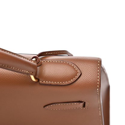 Hermes Courchevel Kelly Sellier 32 Gold 22 of 32