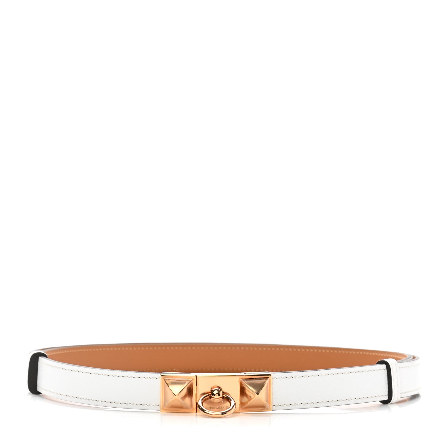 Hermes Epsom Rivale 18 Belt White 1 of 5