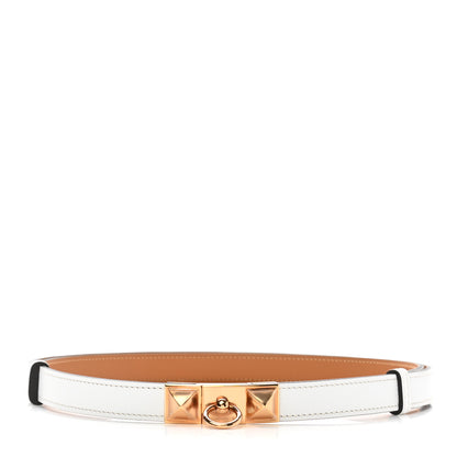Hermes Epsom Rivale 18 Belt White 1 of 5