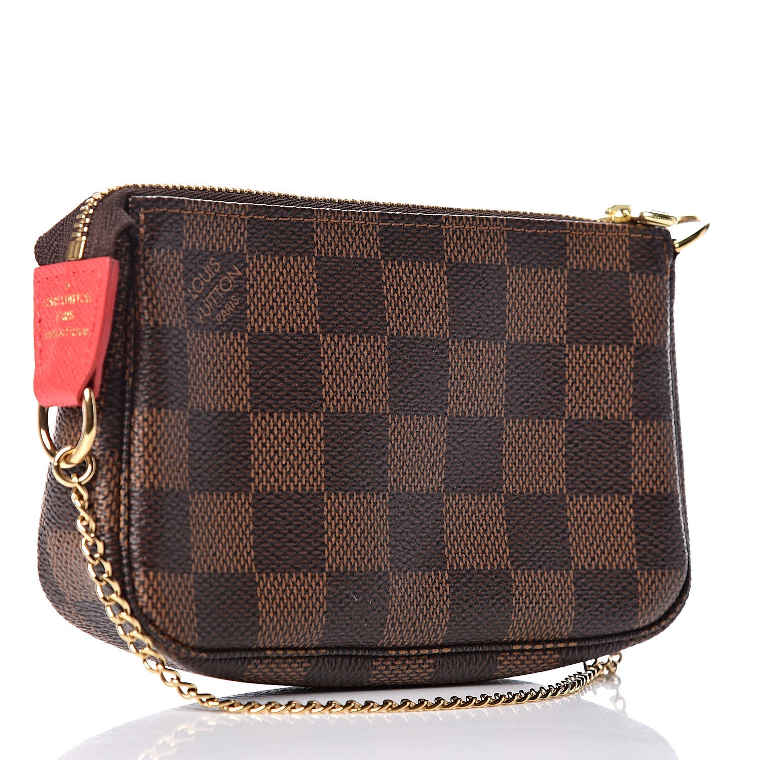 Louis Vuitton Damier Ebene 2016 Christmas Animation Mini Pochette Accessories 3 of 9