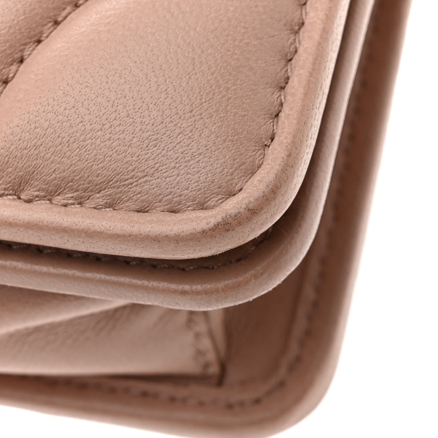 Prada Soft Calfskin Impunture Diagramme Chain Wallet Cipria 12 of 13