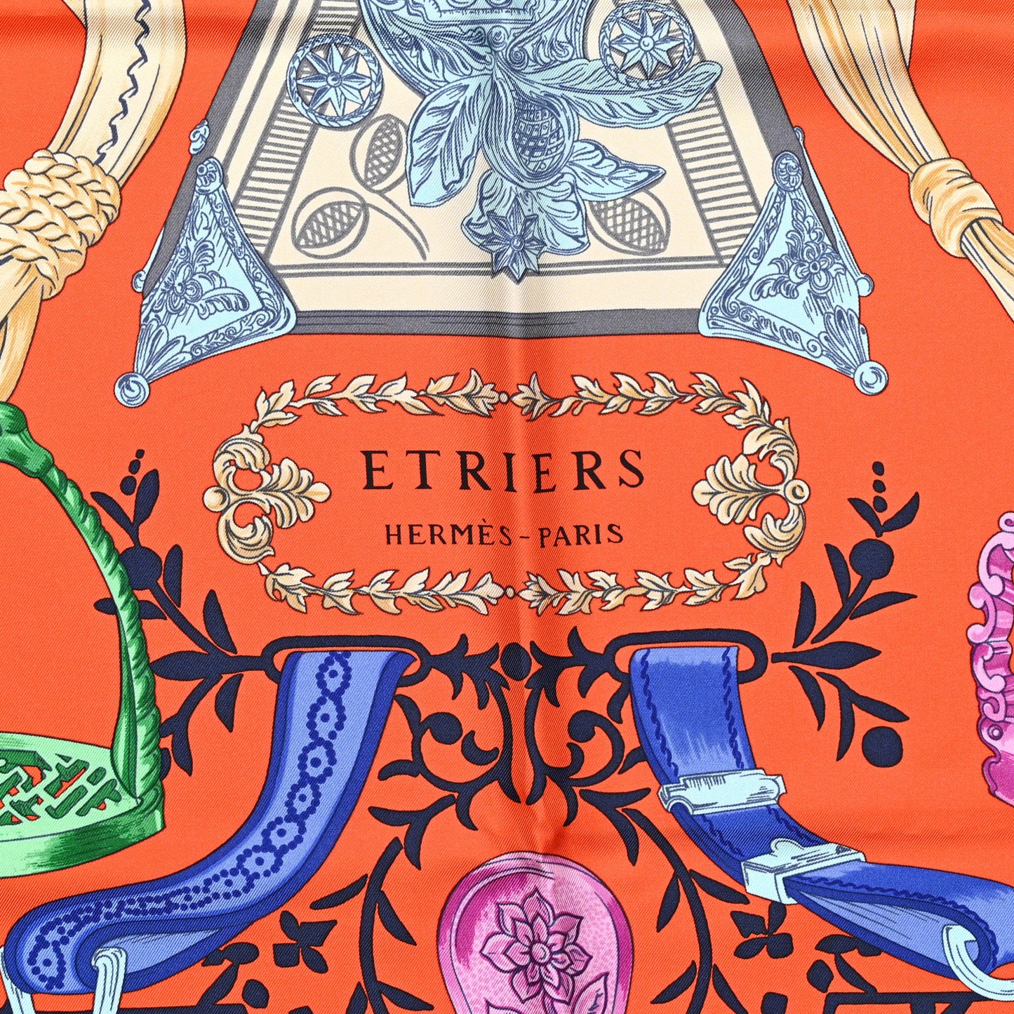 Silk Etriers Scarf 90