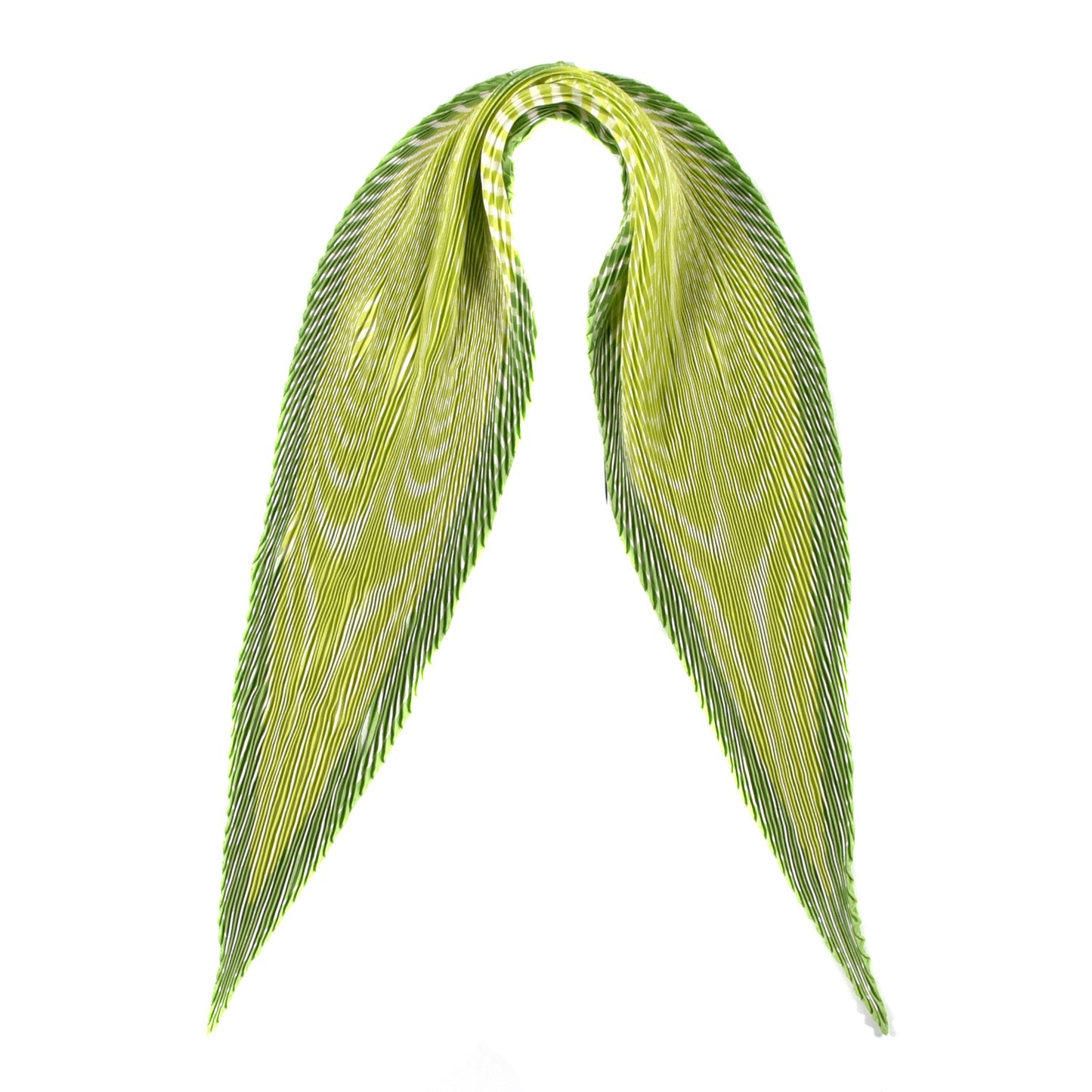 Silk Plisse Scarf 90