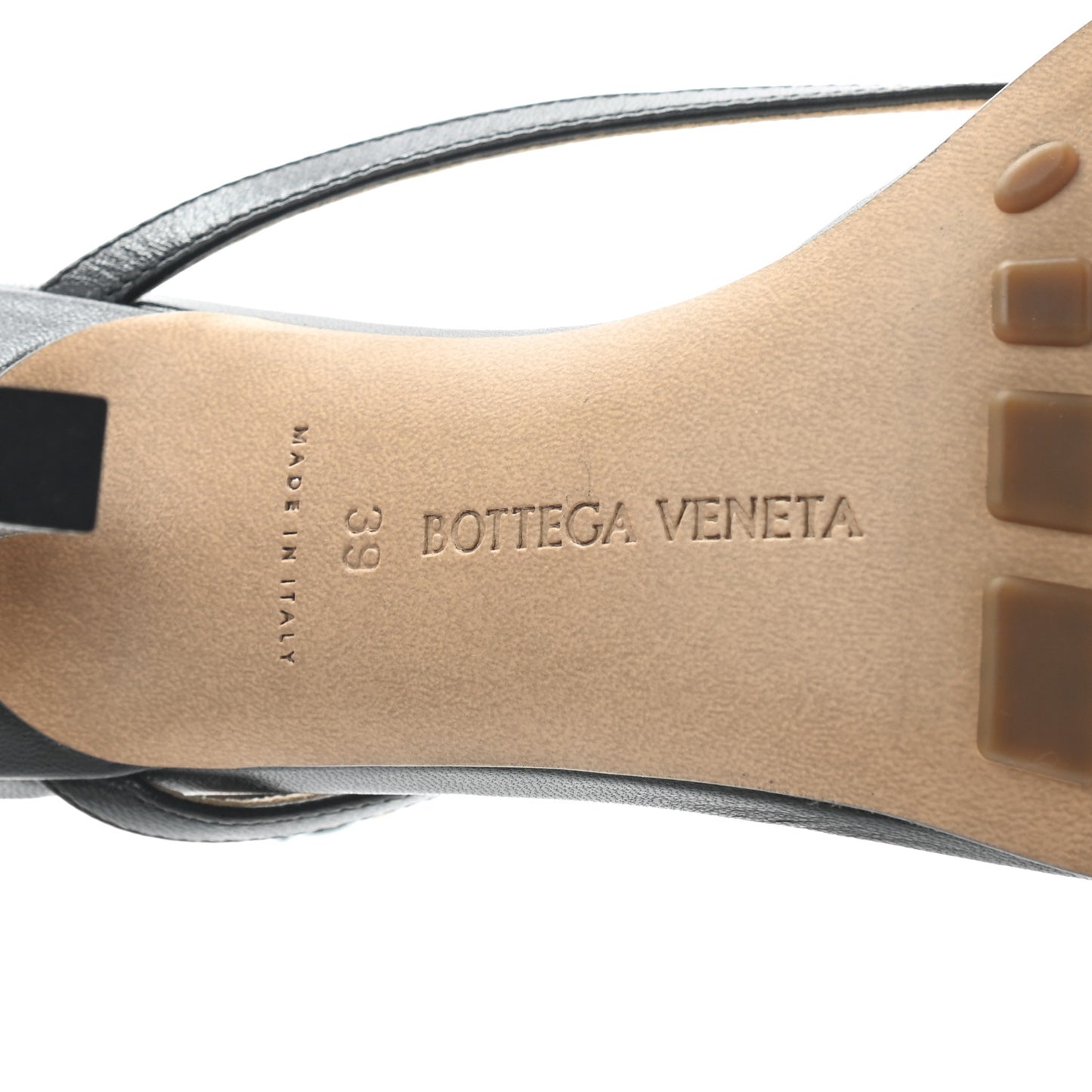 Lambskin Stretch Multi Strap 90mm Sandals 39 Black
