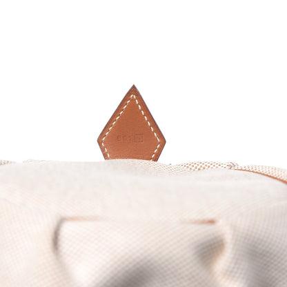 Hermes Toile Natural Barenia Polochon Mademoiselle Bag 7 of 12