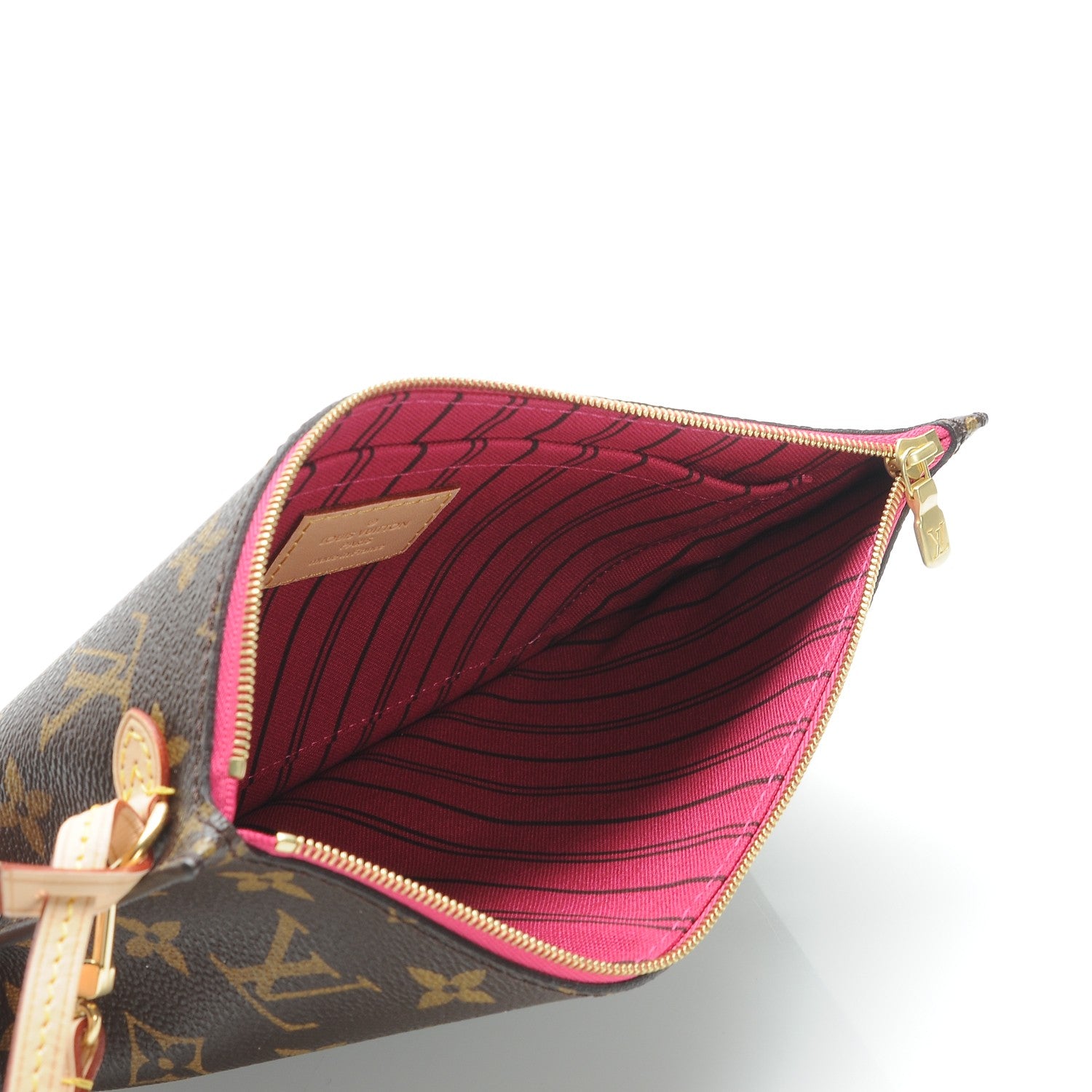 Louis Vuitton Monogram Neverfull MM GM Pochette Pivoine 5 of 6