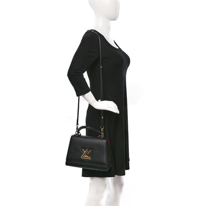 Louis Vuitton Taurillon Twist One Handle PM Black 2 of 8
