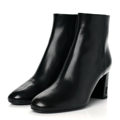 Saint Laurent Nappa Loulou Ankle Zip Boot 36 Black 3 of 8