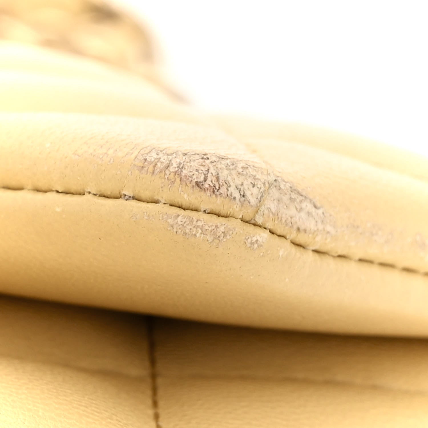 Chanel Lambskin Quilted Mini Rectangular Flap Light Yellow 13 of 13