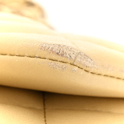 Chanel Lambskin Quilted Mini Rectangular Flap Light Yellow 13 of 13