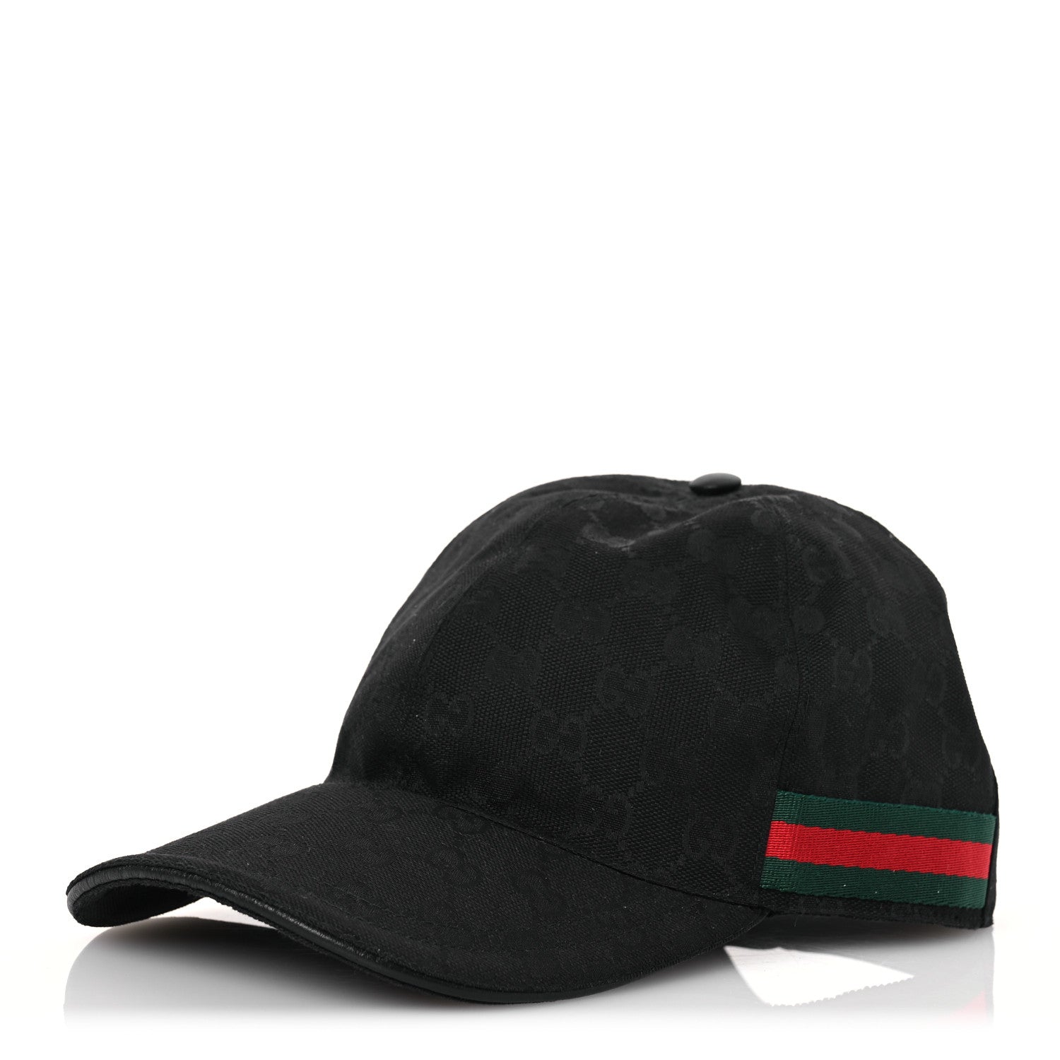 Gucci Monogram Web Baseball Hat XS Black 1 of 11