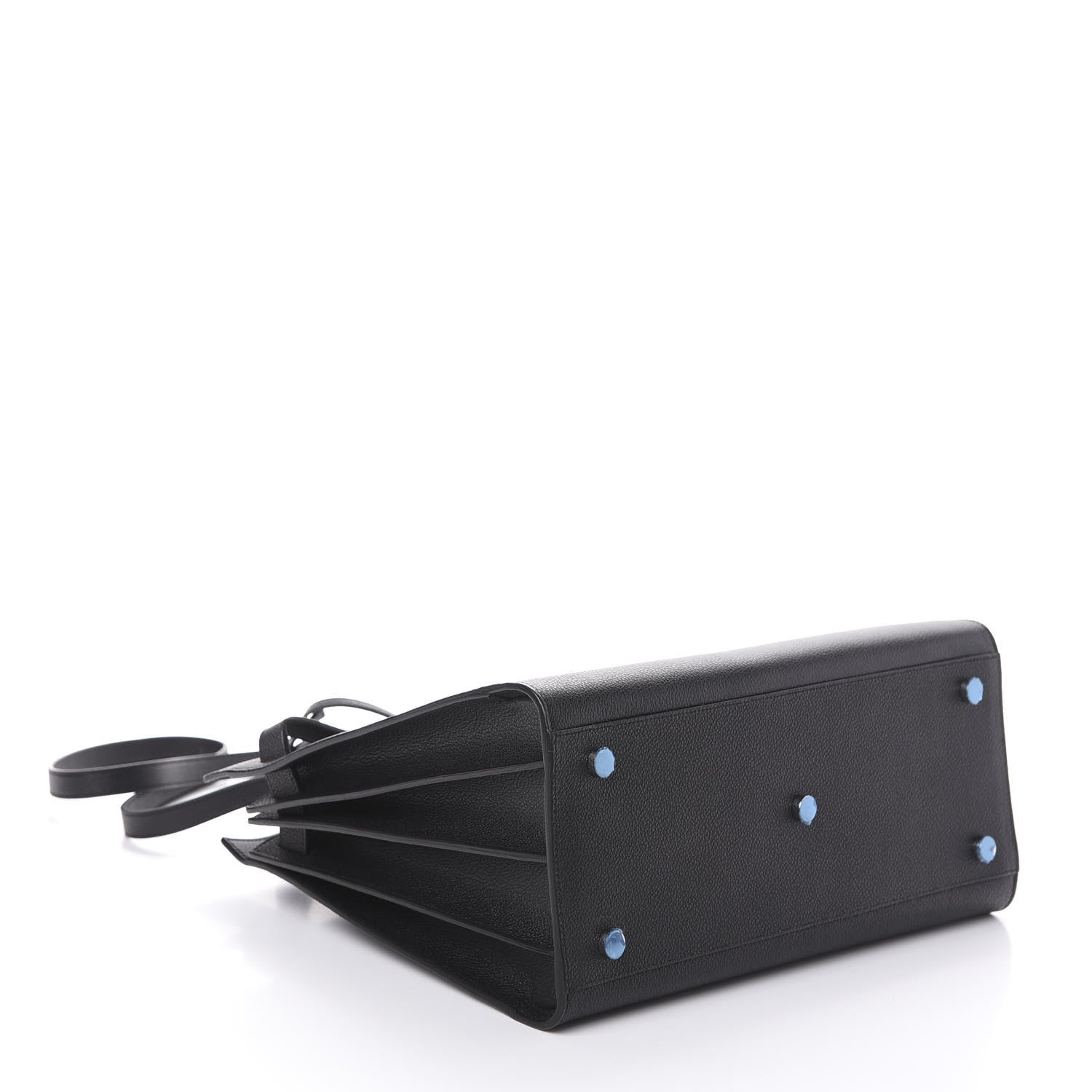 Saint Laurent Grained Calfskin Small Sac De Jour Black 4 of 9