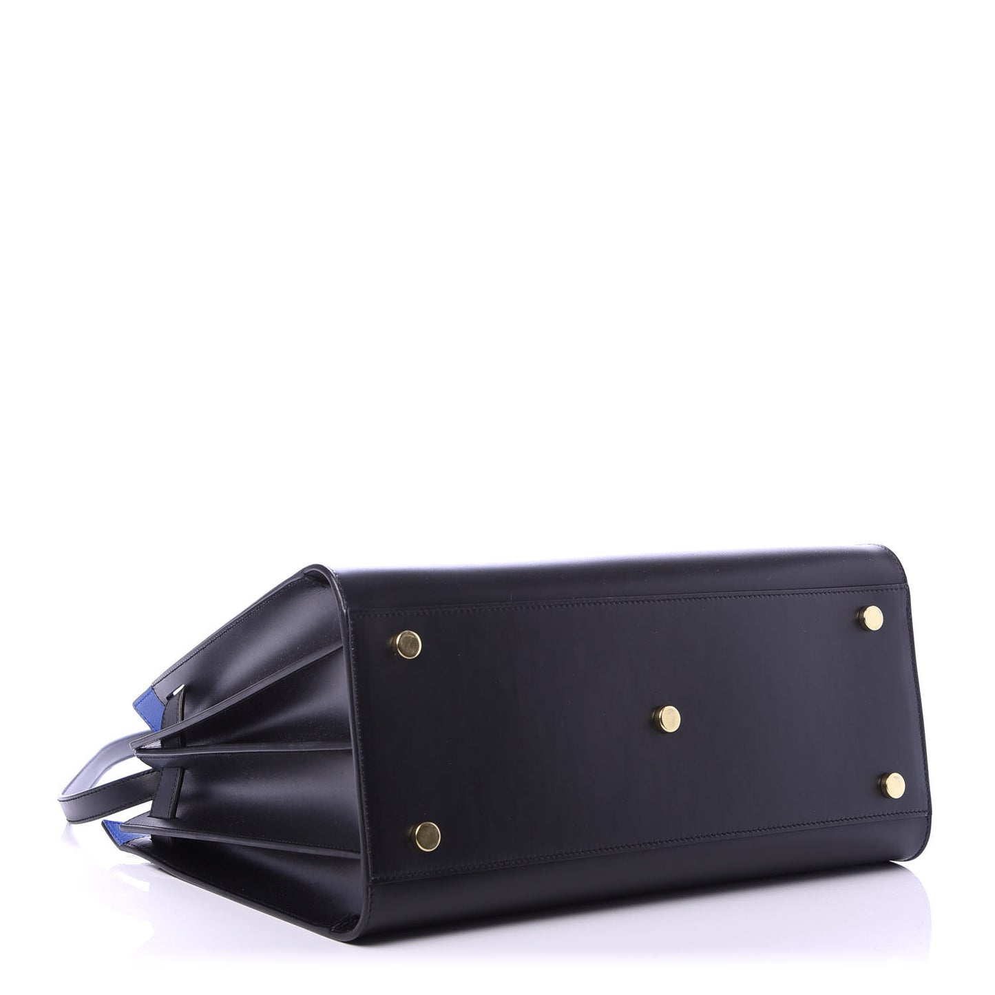 Calfskin Small Sac De Jour Black Blue Majorelle