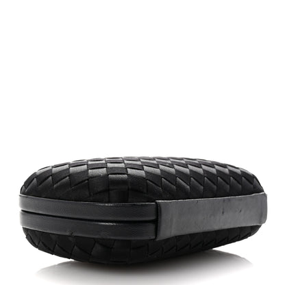 Bottega Veneta Satin Intreccio Impero Knot Clutch Black 4 of 6