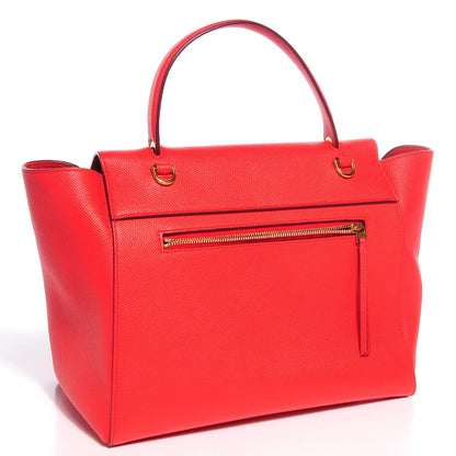 Celine Grained Calfskin Mini Belt Bag Vermillion 3 of 7