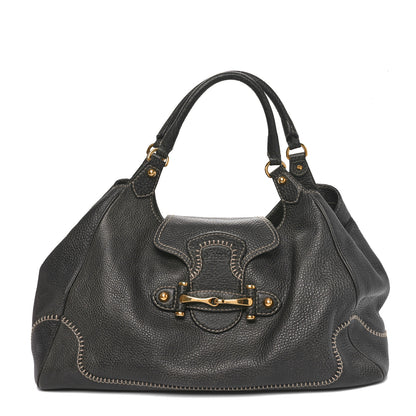 Gucci Calfskin Large New Pelham Shoulder Bag Grey 1 of 10