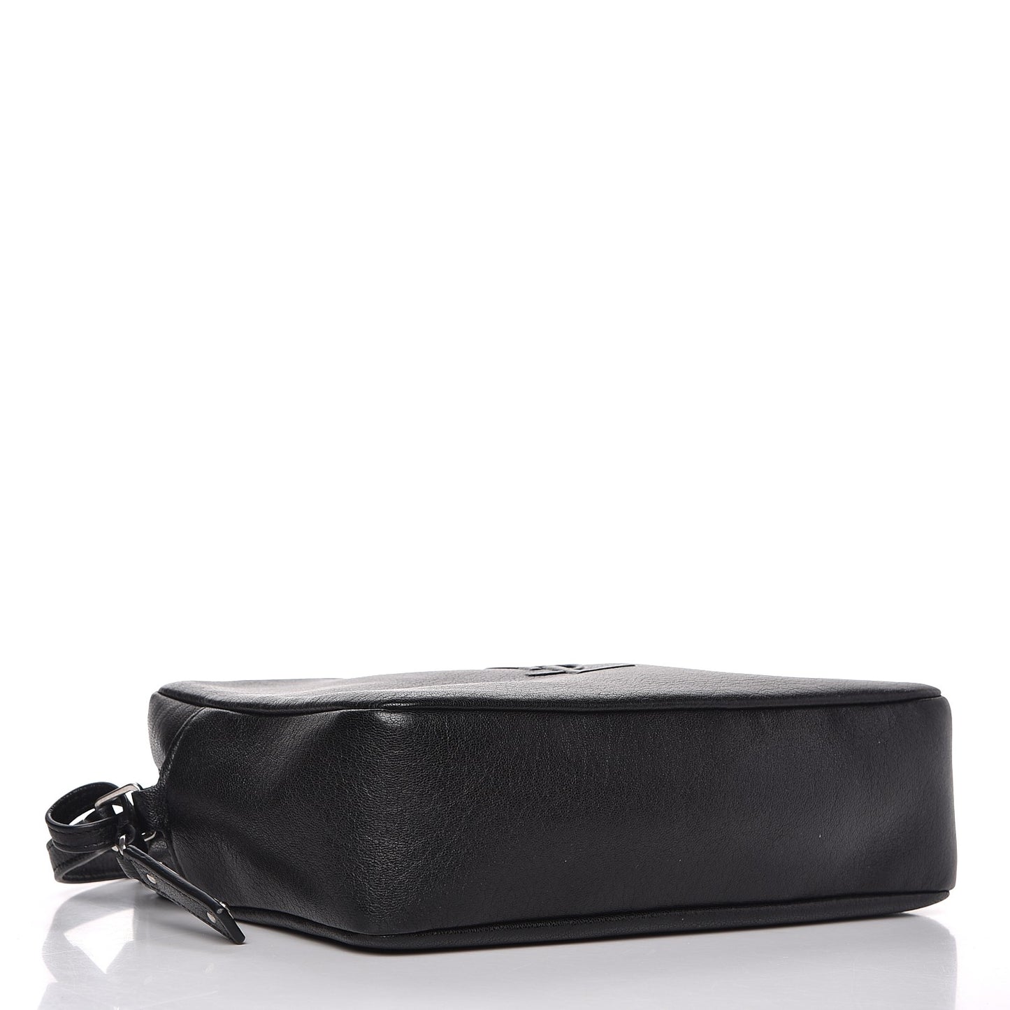 Lambskin Monogram Small Lou Camera Bag Black