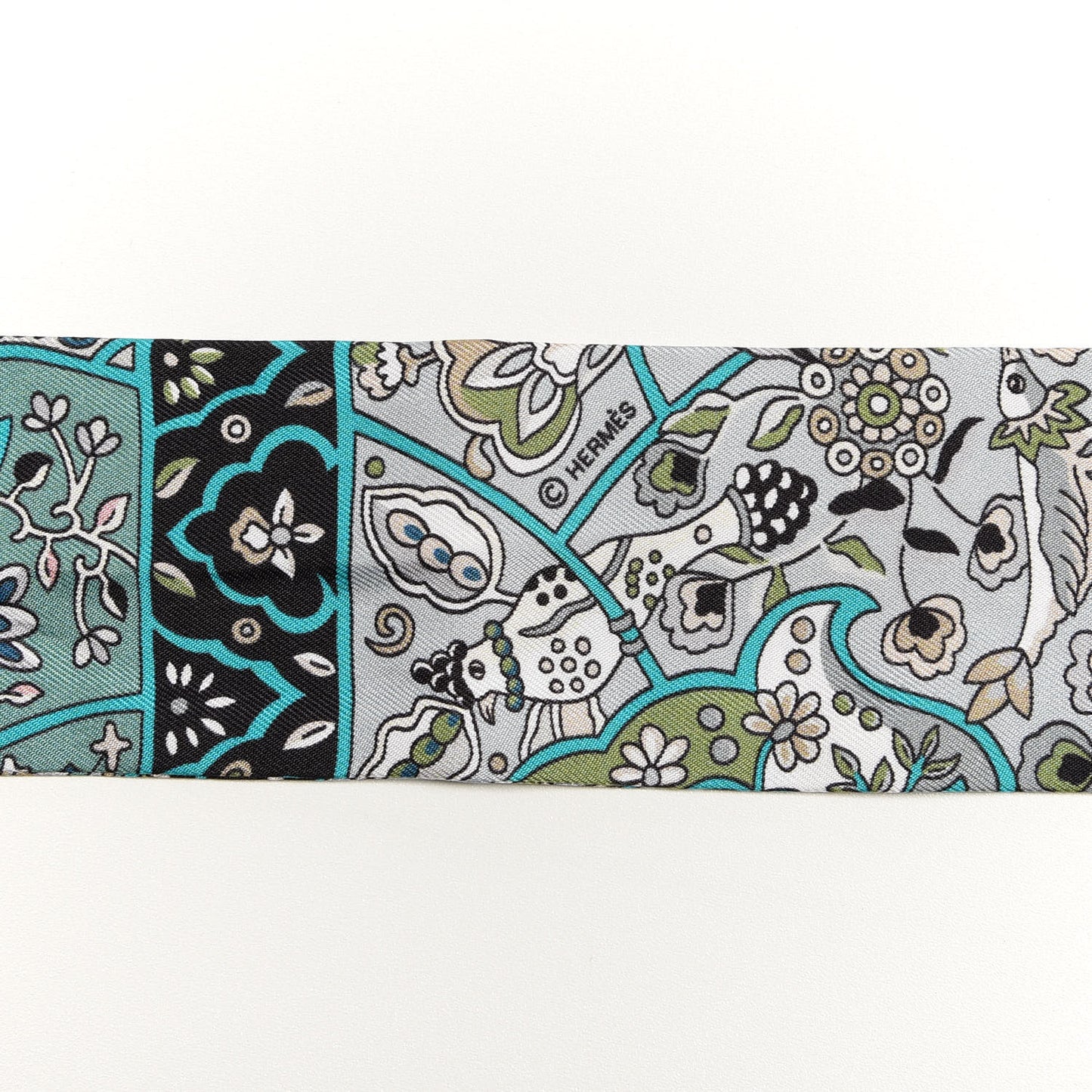 Silk Au Pays Des Oiseaux Fleurs Twilly Canard Gris Vieux Rose