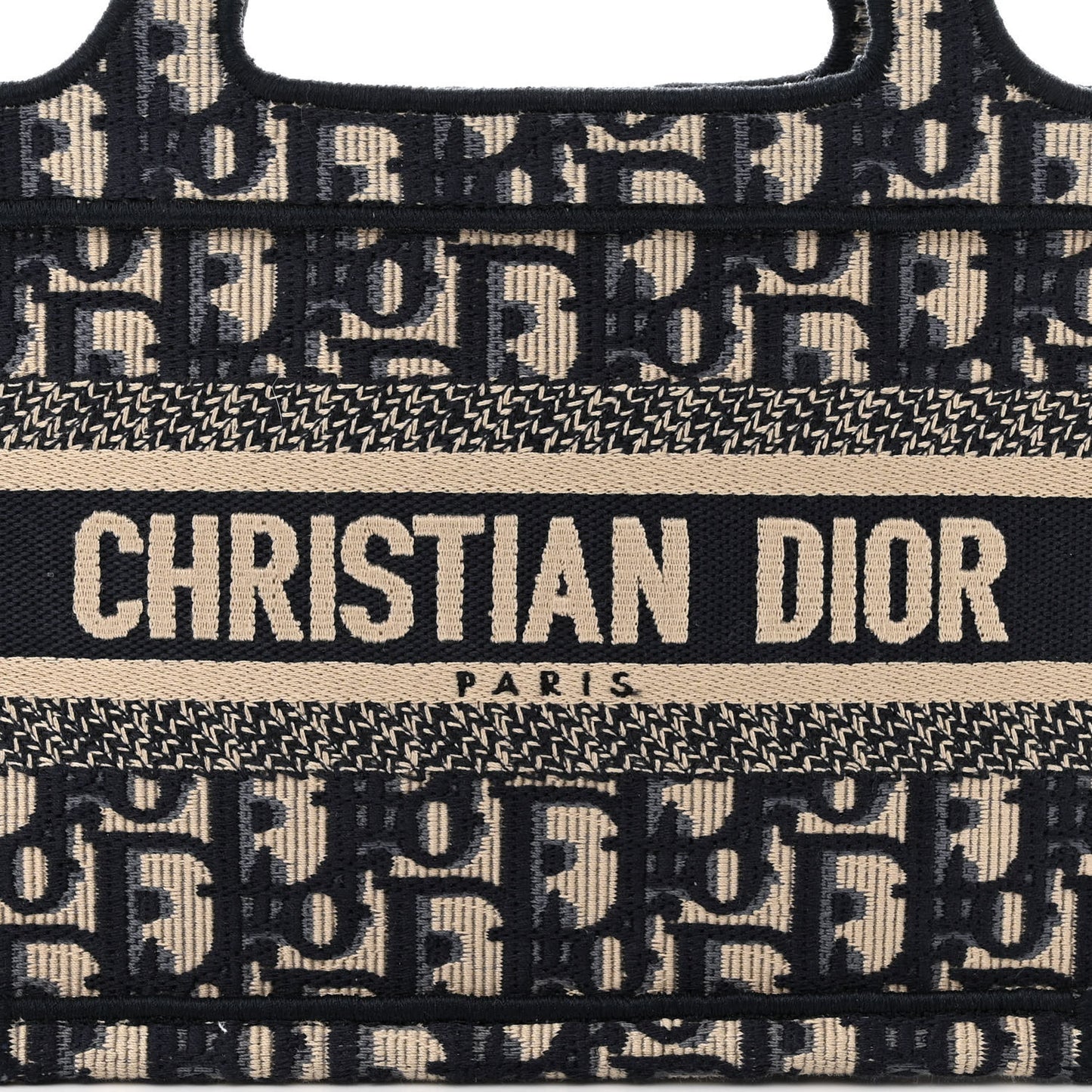 Oblique Mini Book Tote Blue Multicolor