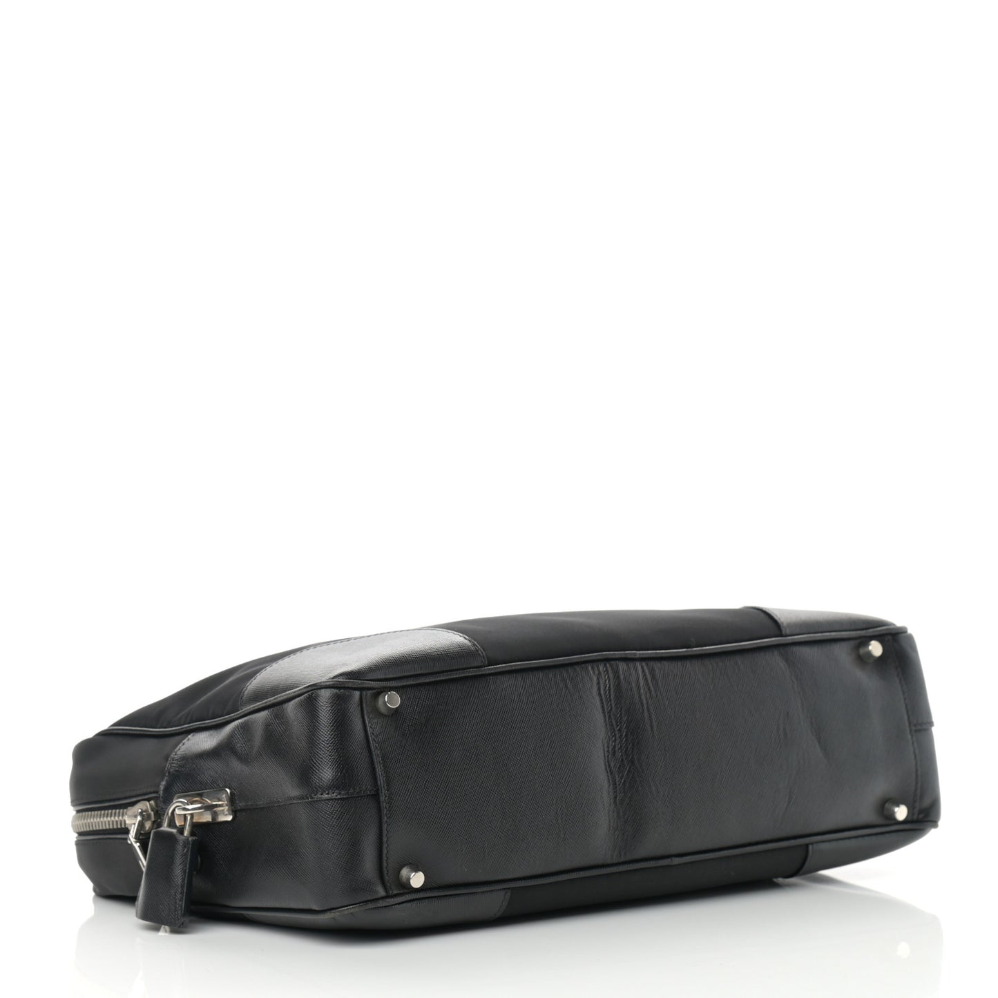 Tessuto Nylon Saffiano Tote Black