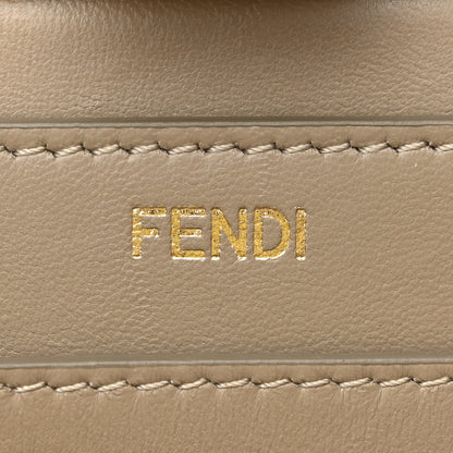 Fendi Vitello Seta Shiny Nappa Plexiglass Bi-Color Small Peekaboo I SEE U Satchel Tartaruga Black 6 of 12