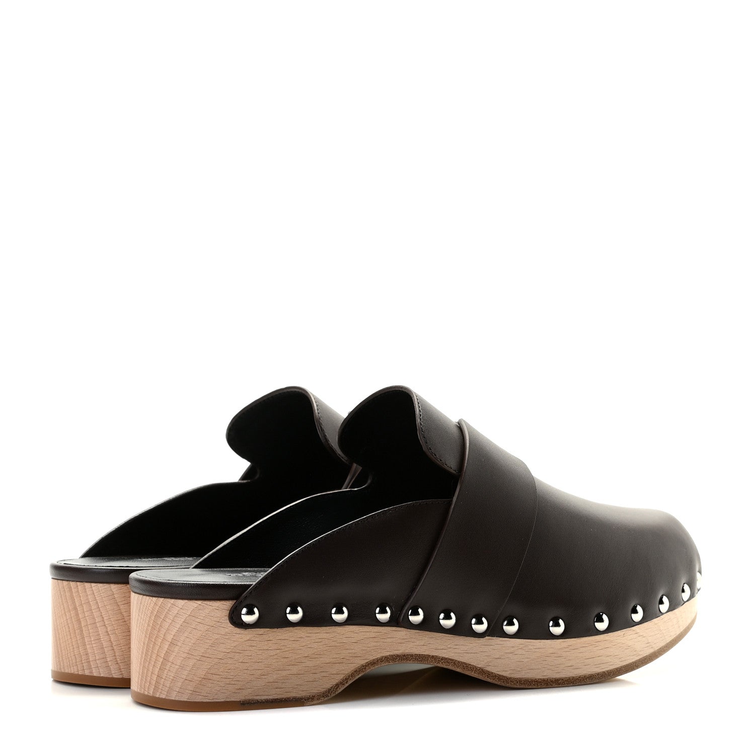 Hermes Calfskin Calya Mules 36 Cafe 4 of 9