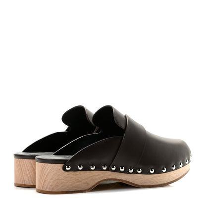 Hermes Calfskin Calya Mules 36 Cafe 4 of 9