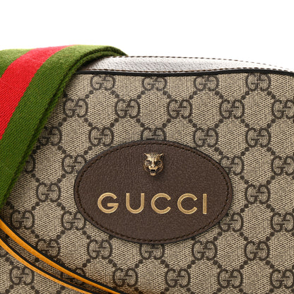 Gucci GG Supreme Monogram Web Neo Vintage Shoulder Bag Beige New Acero Crop 8 of 10