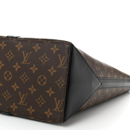 Louis Vuitton Monogram Macassar Weekend Tote GM 9 of 9