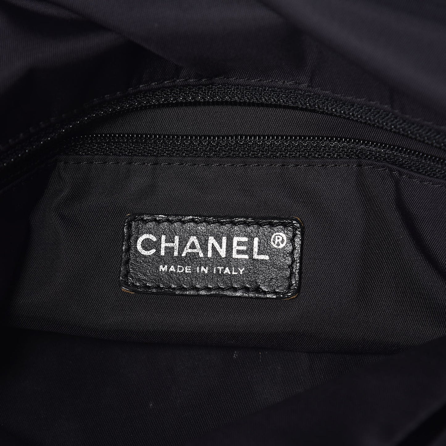 Coated Canvas Quilted Large Paris Biarritz Tote Black