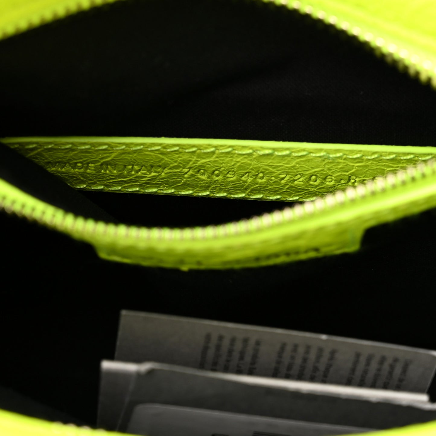 Agneau Arena Neo Cagole Handbag XS Fluo Yellow