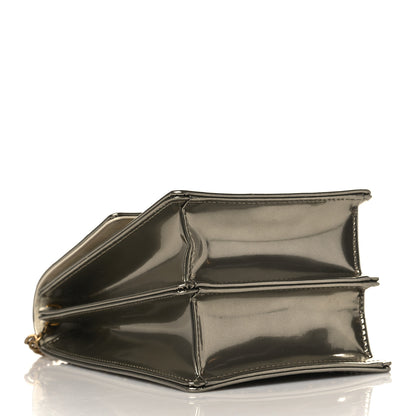 Christian Dior Metallic Calfskin Studded Vertical Diorama Gold 3 of 10